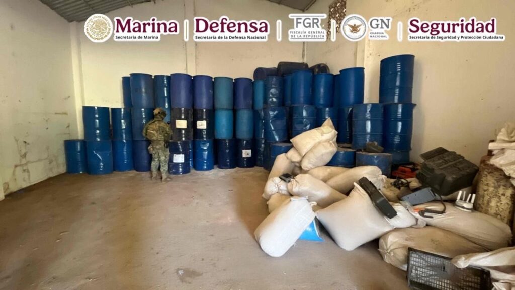 Desmantelan más de 2 mil 300 narco-laboratorios en el sexenio.