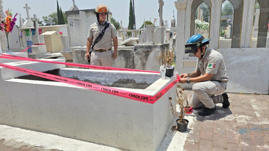 Preparan operativo de seguridad en cementerios, por el Día de las Madres.